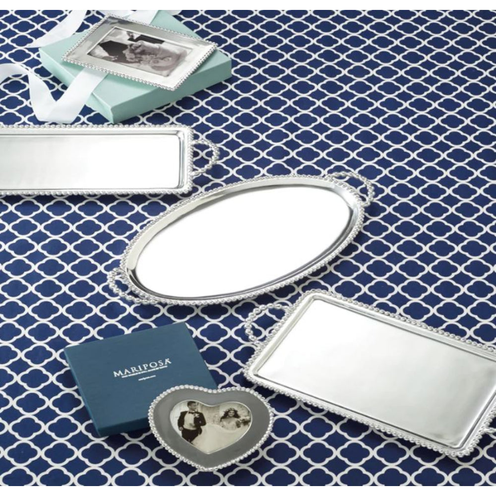 Mariposa Beaded 4x6 Heart Frame - Image 2