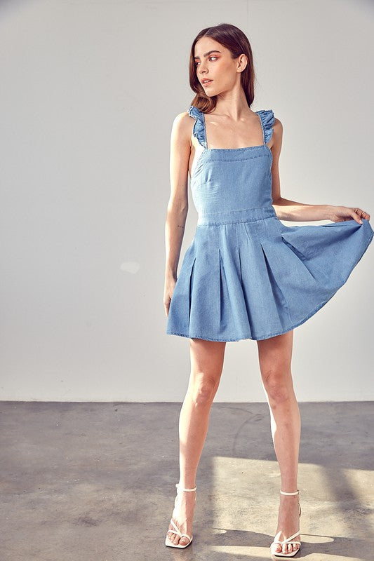 A-Line Open Back Dress - Image 5