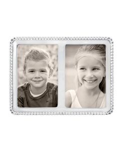 Mariposa Beaded Double 4x6 Frame