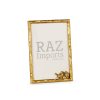 Raz Imports 4x6 Rectangle Gold Bird Picture Frame