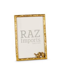 Raz Imports 4x6 Rectangle Gold Bird Picture Frame