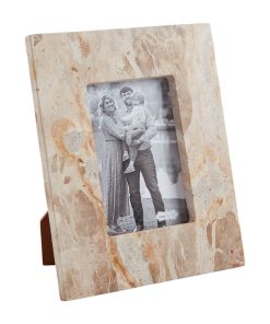 Mud Pie Tan Marble Frame