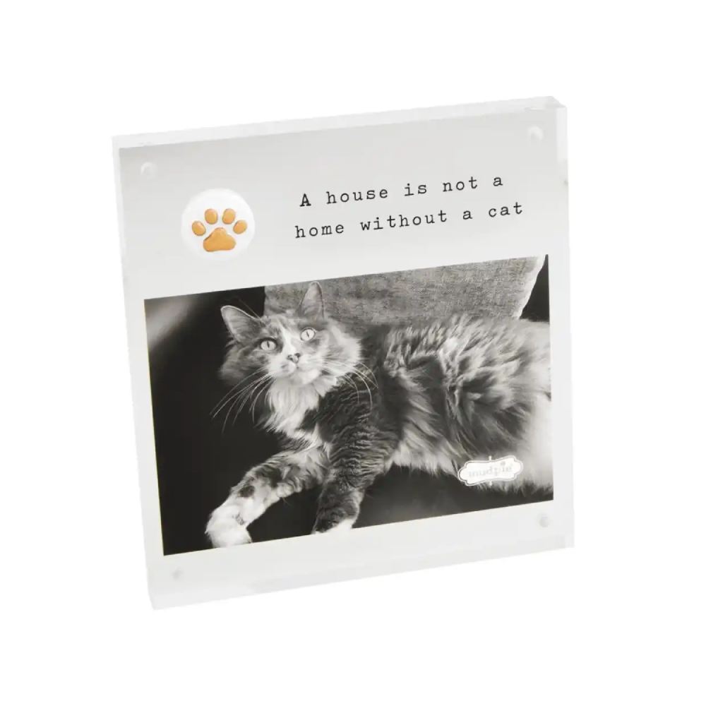 Mud Pie Acrylic Cat Frame - 4x6 - Image 2