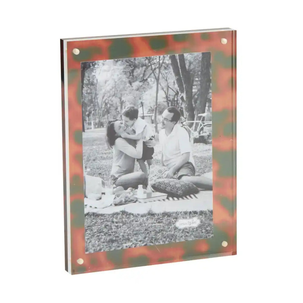 Mud Pie Tortoise Acrylic Block Frame - Image 2