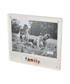 Mud Pie Acrylic Family Plaque Frame - 4x6
