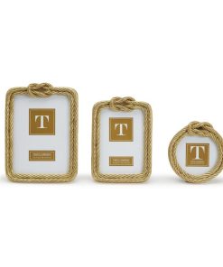 Two's Company Golden Threads Top Knot Rope Frame