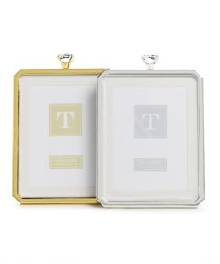 Two's Company Clear Diamond Ring 5x7 Photo Frame