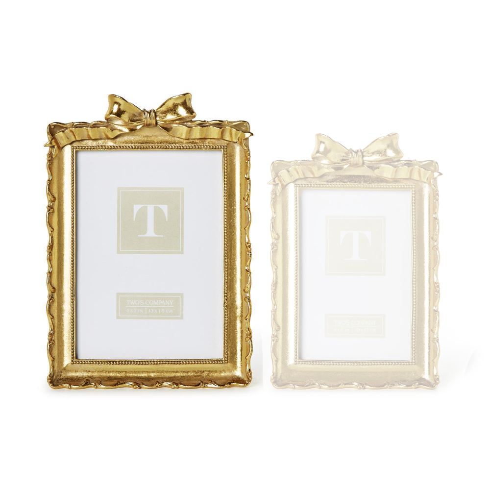 Two's Company Gold Frames with Accent Bow - Image 5