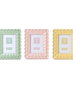 Two's Company Scalloped Wood Frames