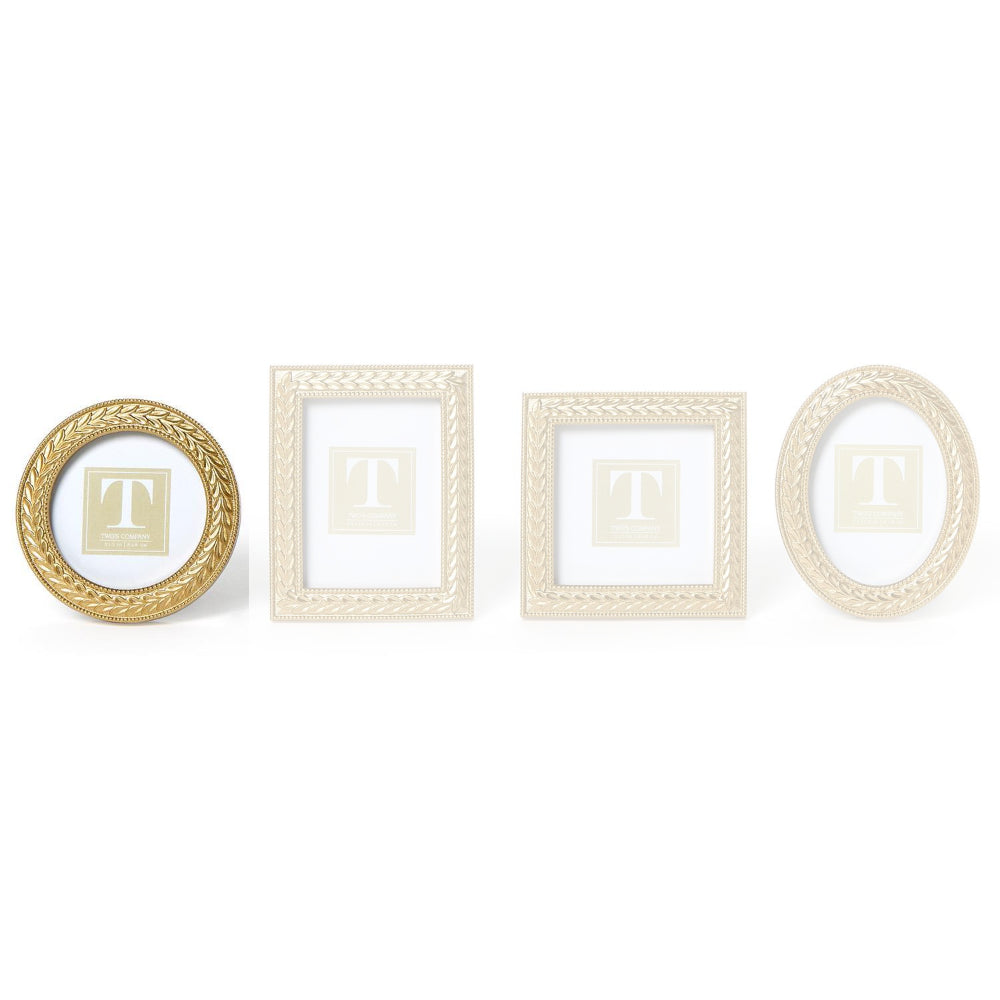 Two's Company Laurel Wreath Gold Photo Frames - Image 5