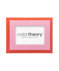 Mariposa Tiered Pink and Tangerine Frame - 4x6