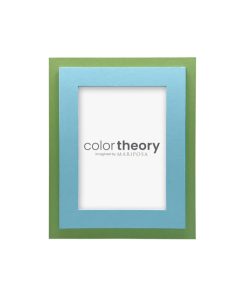Mariposa Tiered Sky Blue and Meadow Green Frame
