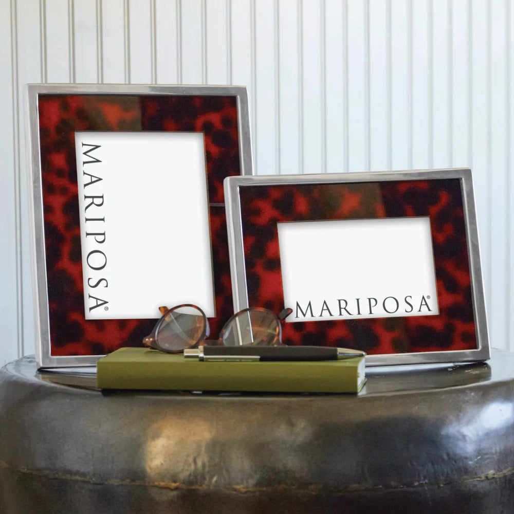 Mariposa Tortoise With Metal Border Frame - 4x6 - Image 2