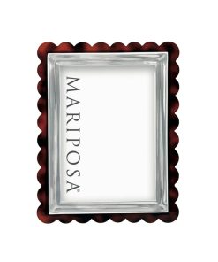 Mariposa Tortoise Scallop Signature Frame