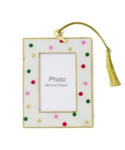 Kate Spade Be Jolly Mini Dot Frame Ornament