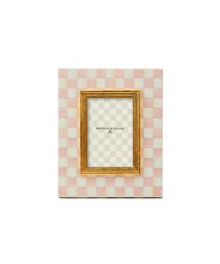 Mackenzie-Childs Rosy Check Frame