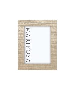 Mariposa Coconut Grove Faux Grasscloth Frame