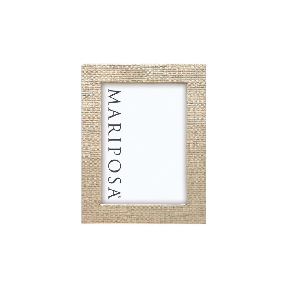 Mariposa Coconut Grove Faux Grasscloth Frame
