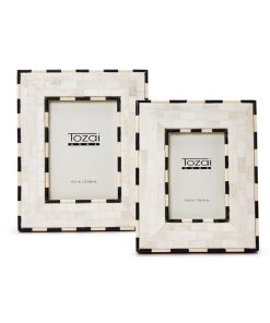 Two's Company Brick Pattern Photo Frame