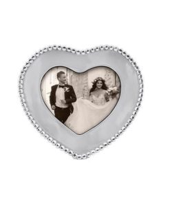 Mariposa Beaded 4x6 Heart Frame