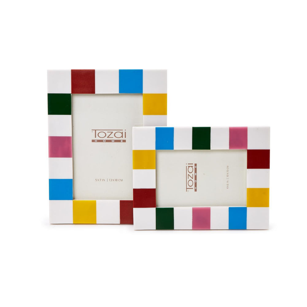 Two's Company Colorblock Photo Frame - Image 2