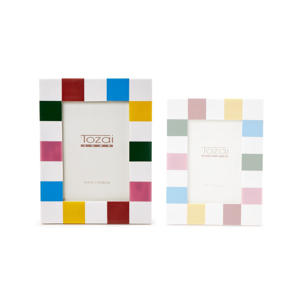 Two's Company Colorblock Photo Frame - Image 5