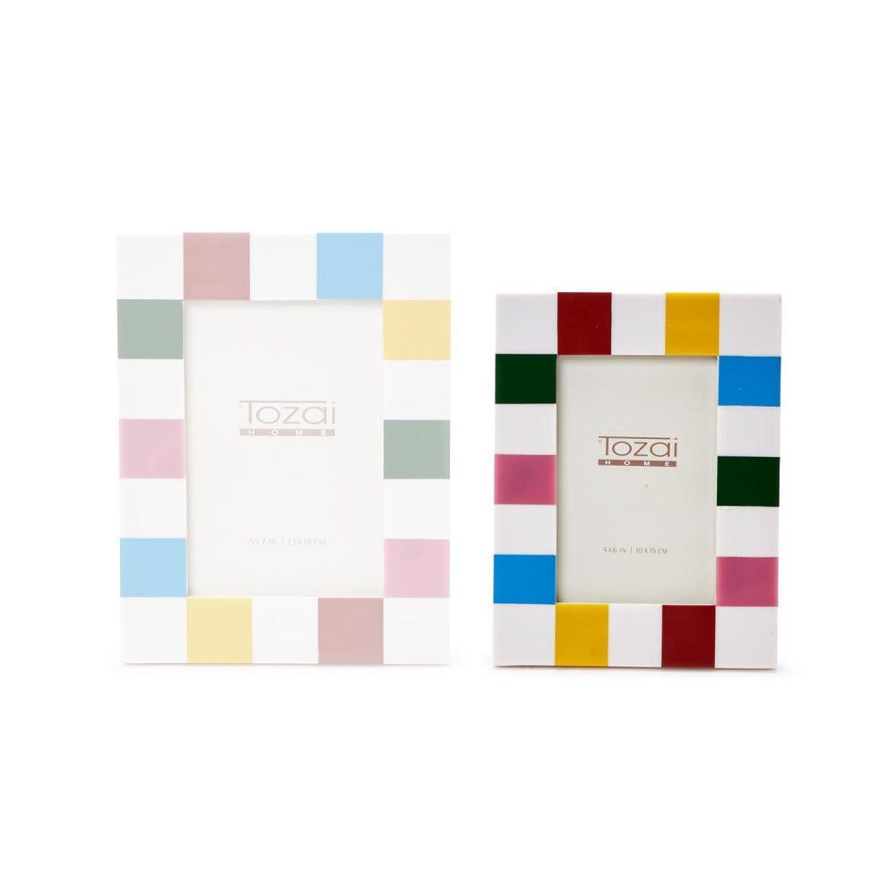 Two's Company Colorblock Photo Frame - Image 4