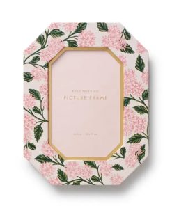 Rifle Paper Pink Hydrangea Paper Wrapped Picture Frame