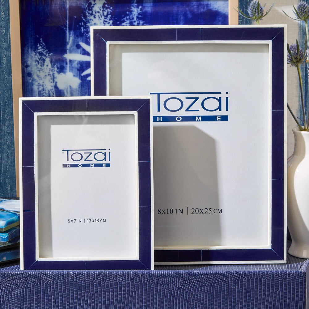 Two's Company The Savoy Navy Photo Frame - Image 5