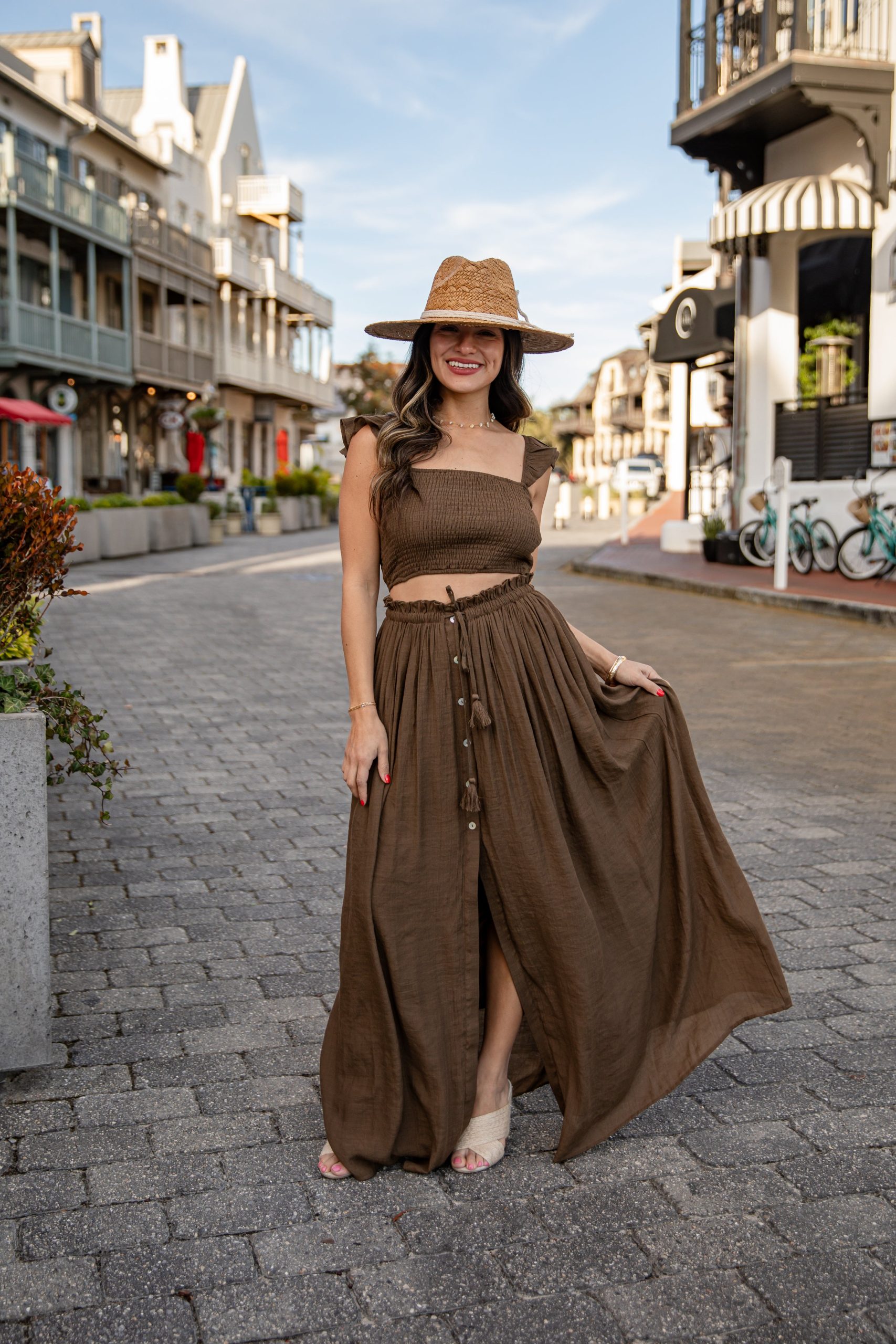 Sunlit Sorbet Maxi Skirt - Image 4