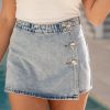 Wrapped in Denim Skort
