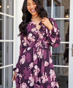 Simply Ready Purple Mini Dress - DU Deal