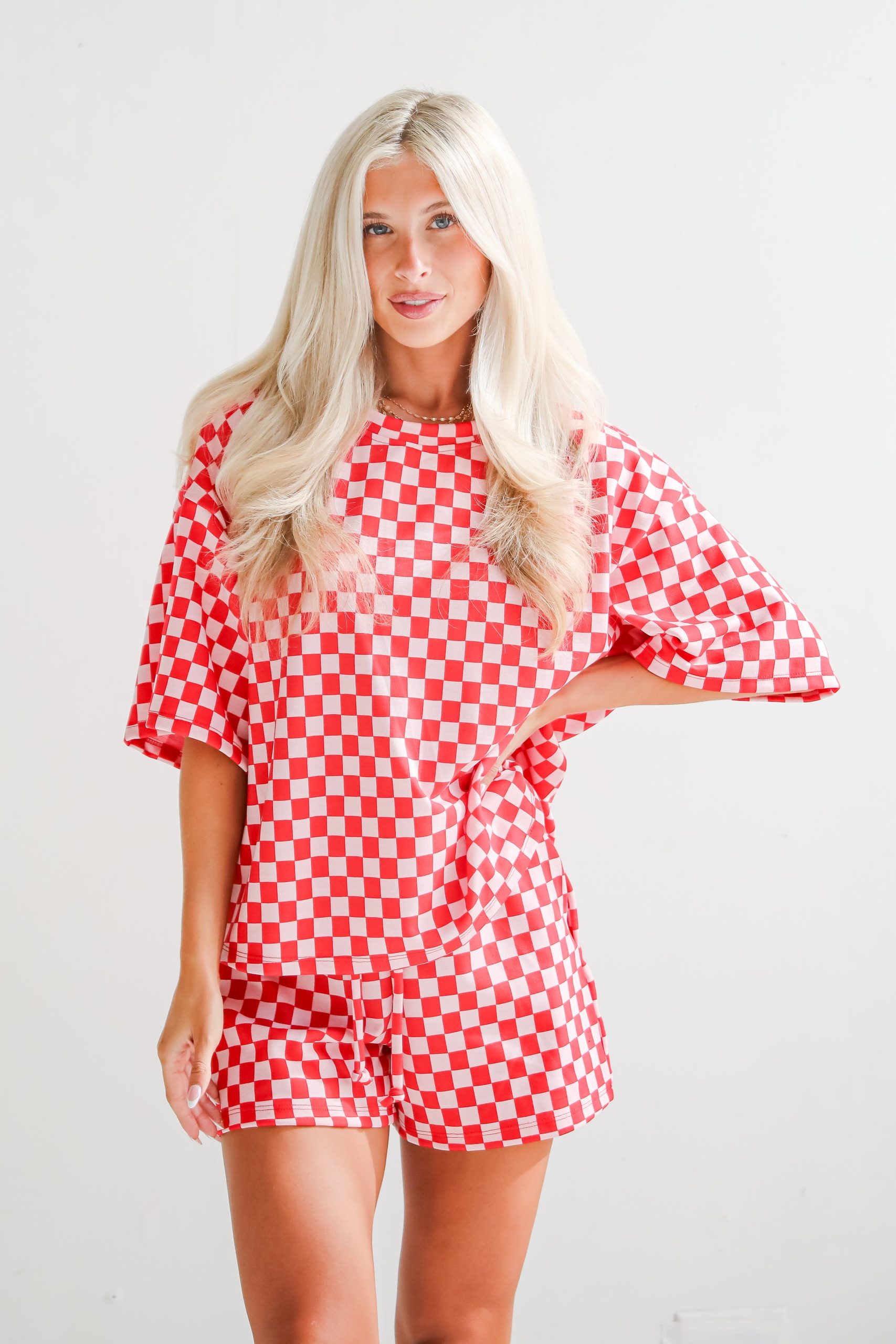 FINAL SALE - Give It All You've Got Checkered Shorts - Image 4