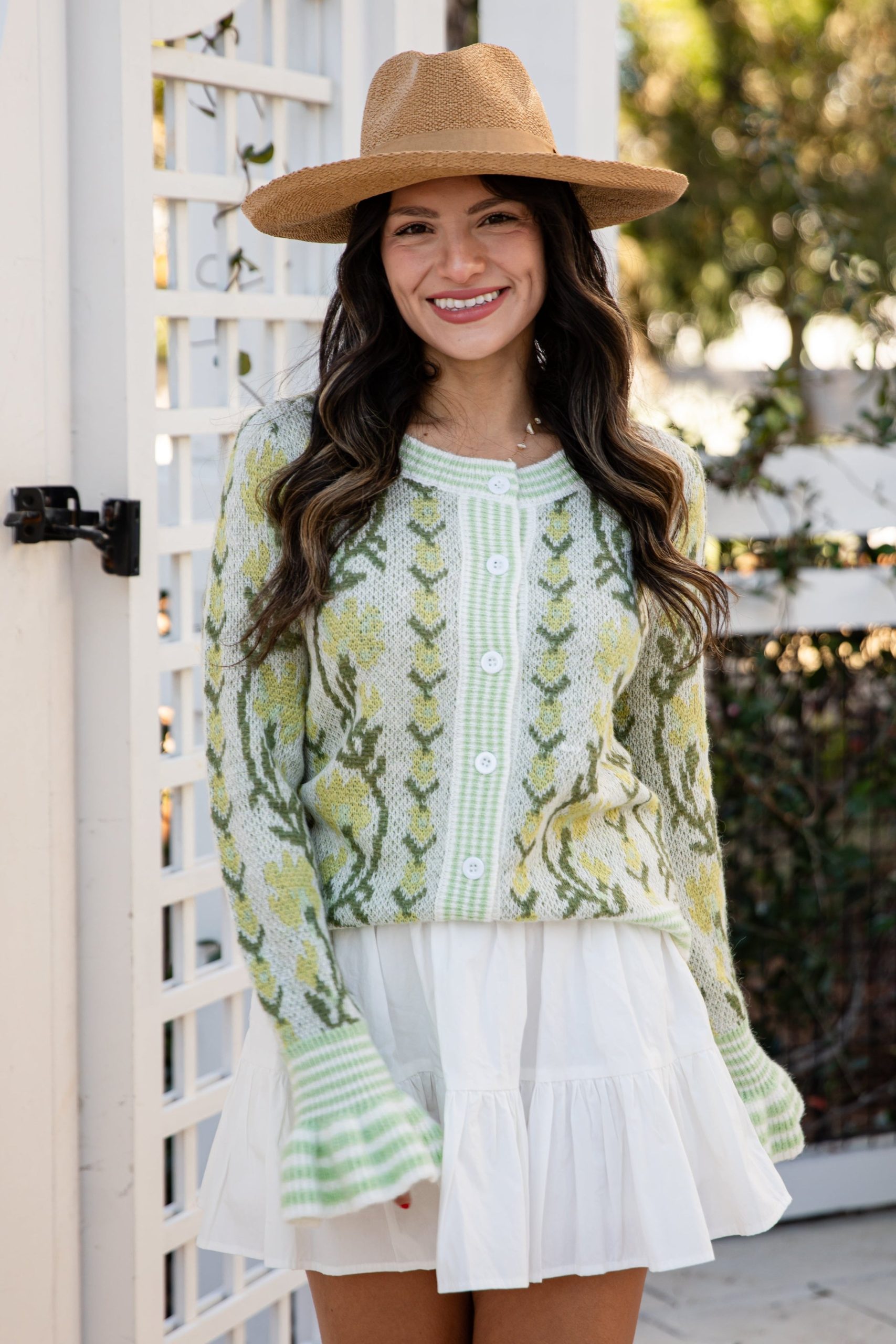 FINAL SALE - Petal Parade Floral Knit Cardigan - Image 3
