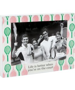 Mud Pie Tennis Acrylic Magnetic Block Frame