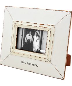 Mud Pie Mr. & Mrs. Distressed Frame