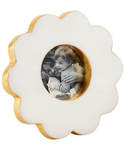Mud Pie Scallop Marble Frame