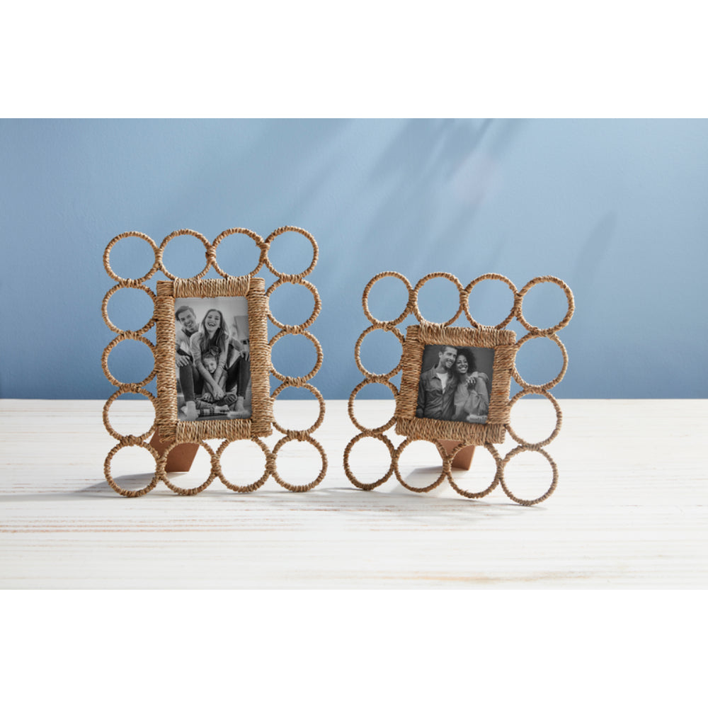Mud Pie Seagrass Link Frame - Image 3